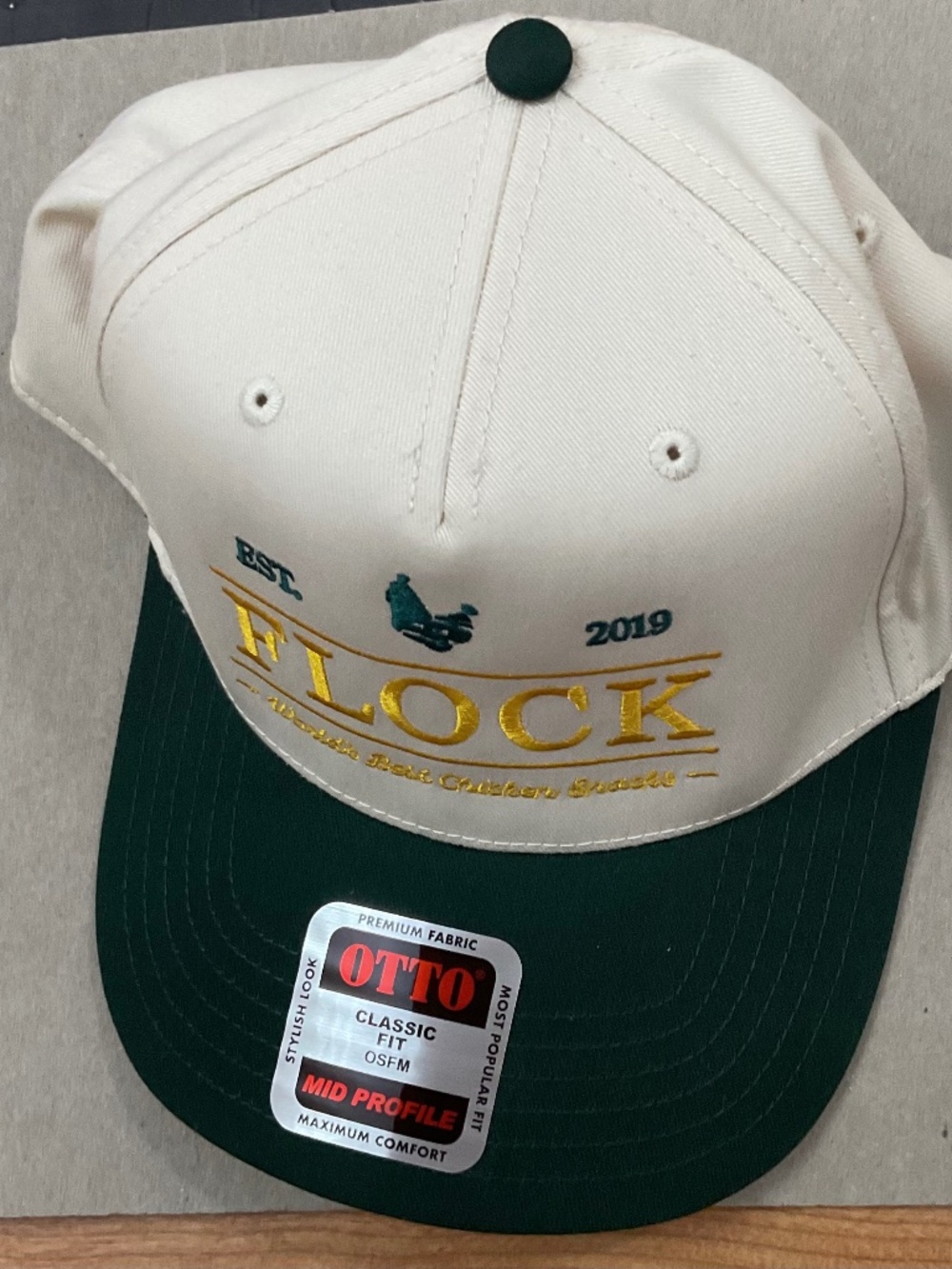 FLOCK branded baseball cap 🐓🧢